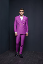 COSTUM CASUAL DOUBLE BREASTED MOV – OWEN